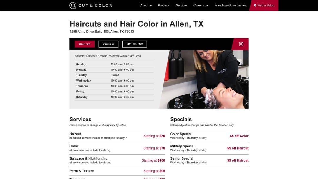 Business listing image